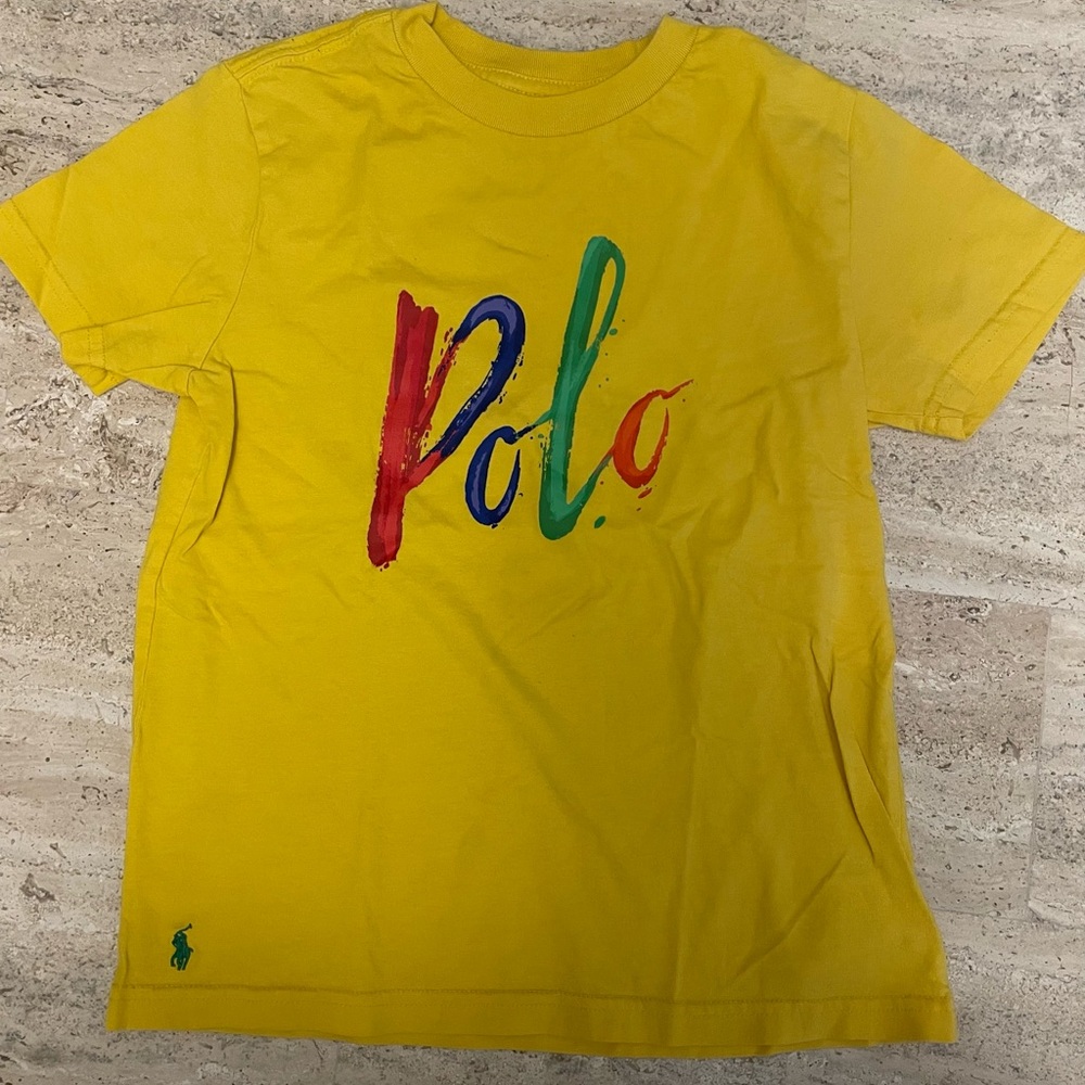 Polo by Ralph Lauren Multicolor Logo Kids Cotton Jersey Tee